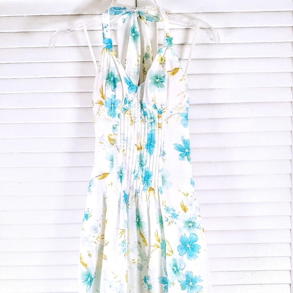 Floral Halter Midi Dress - Picture 14 of 14